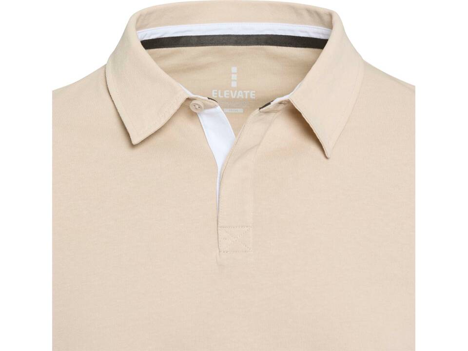 Clyde unisex GOTS organic rugby polo sweatshirt 1