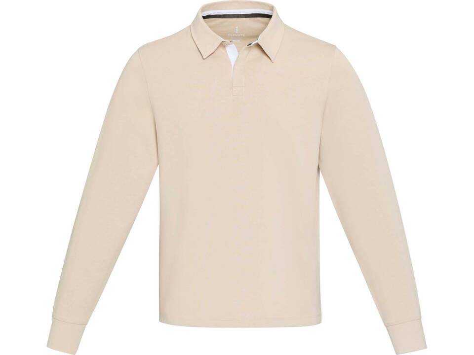 Clyde unisex GOTS organic rugby polo sweatshirt 3