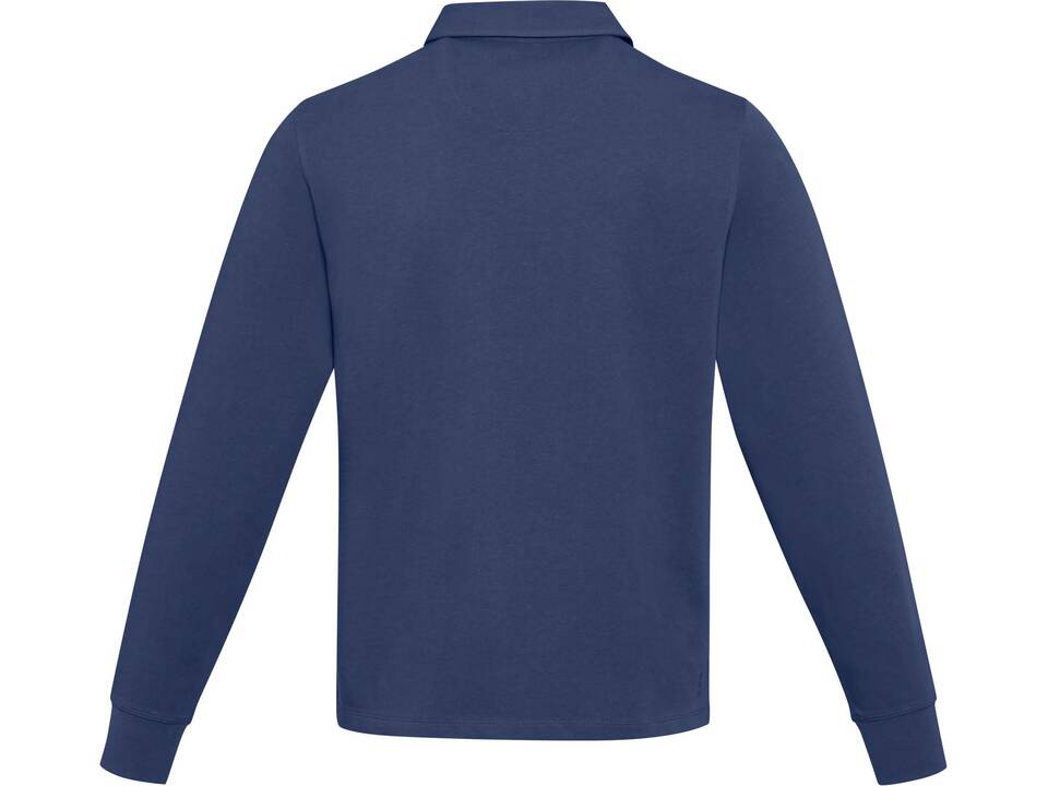 Clyde unisex GOTS organic rugby polo sweatshirt 8