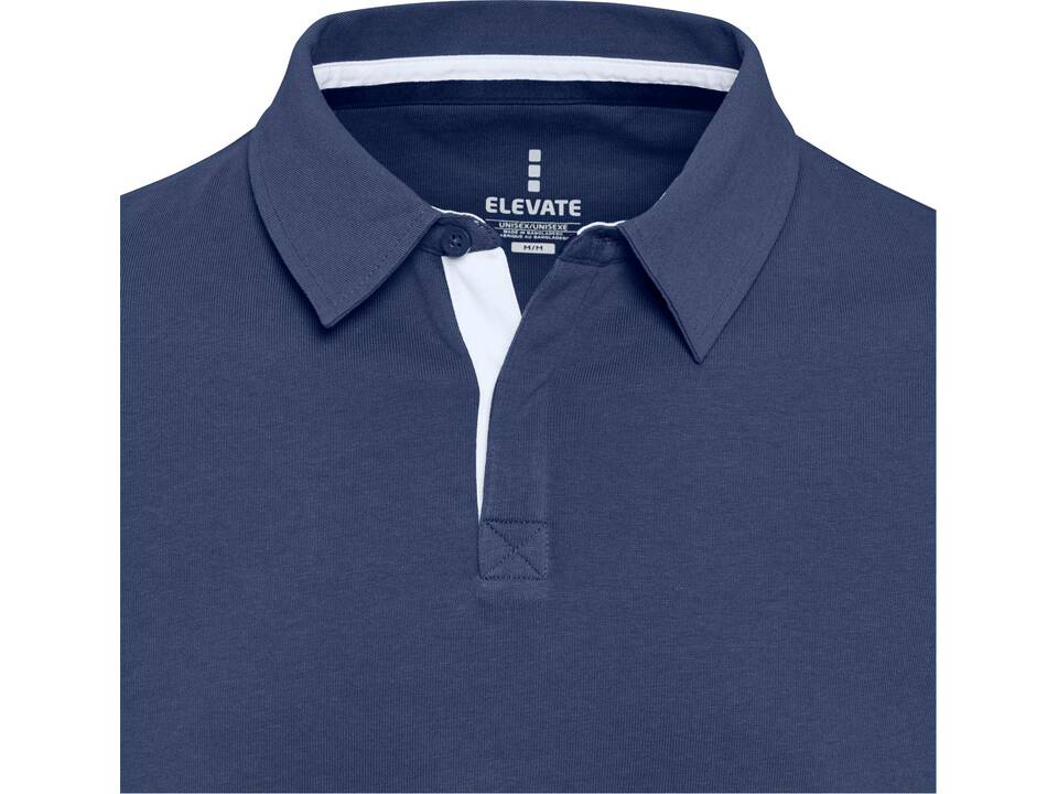 Clyde unisex GOTS organic rugby polo sweatshirt 5