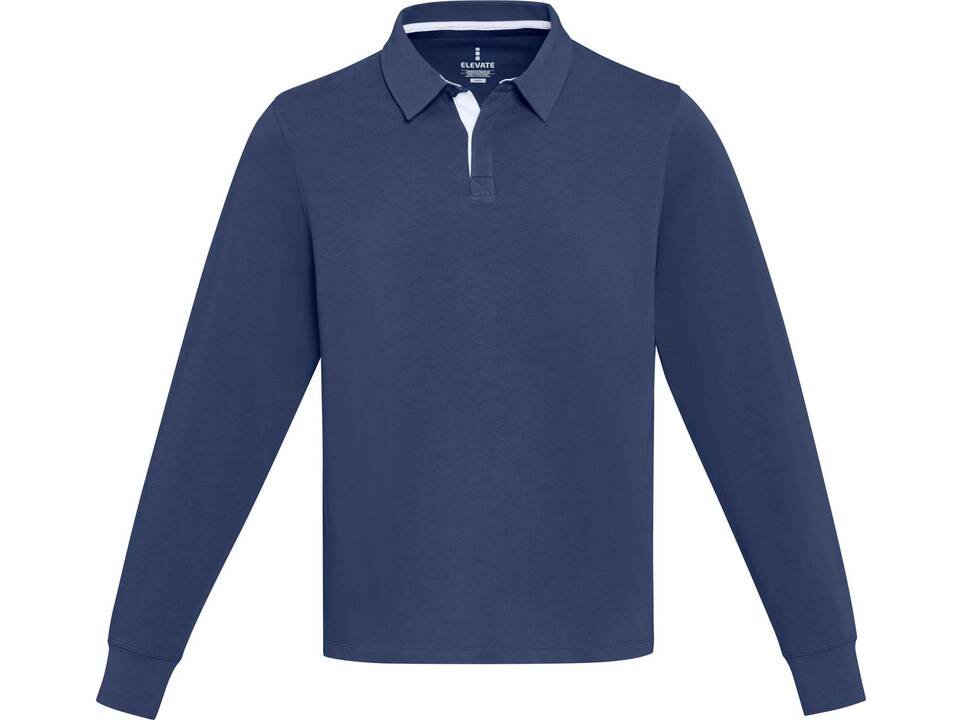 Clyde unisex GOTS organic rugby polo sweatshirt 7