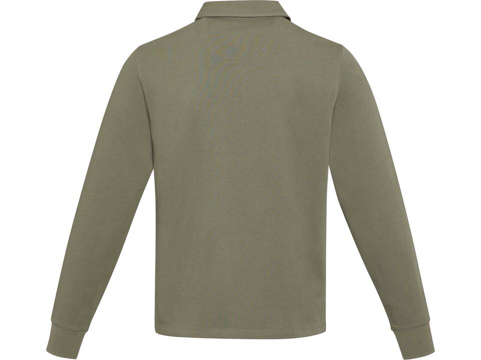 Clyde unisex GOTS organic rugby polo sweatshirt 12