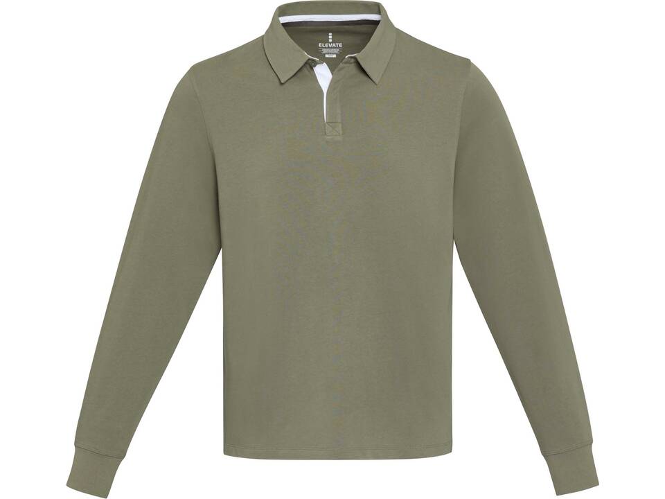 Clyde unisex GOTS organic rugby polo sweatshirt 11