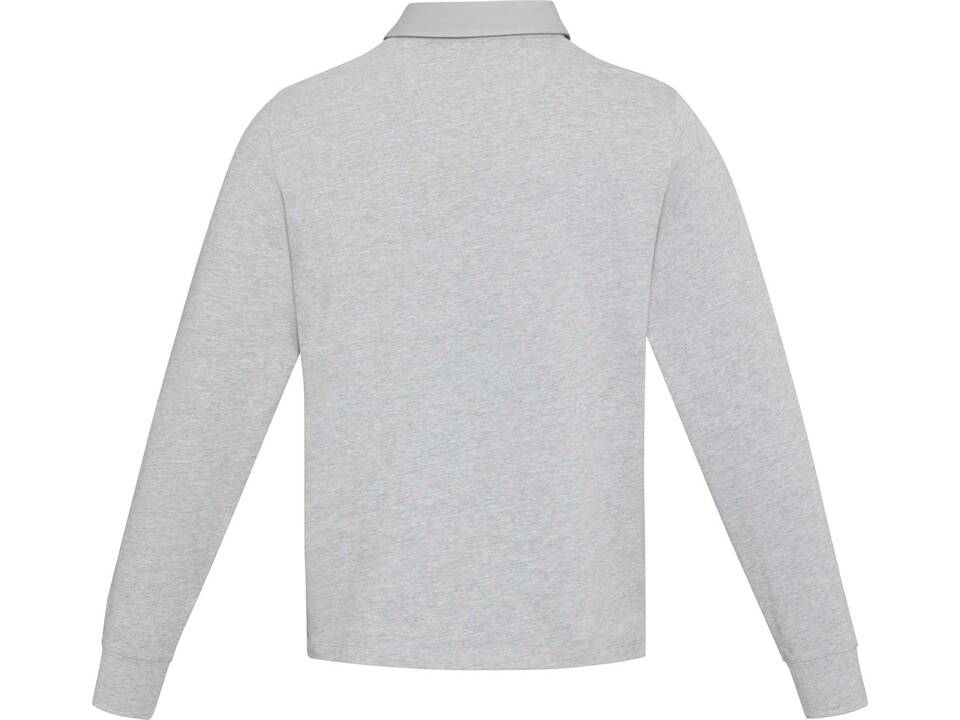 Clyde unisex GOTS organic rugby polo sweatshirt 16