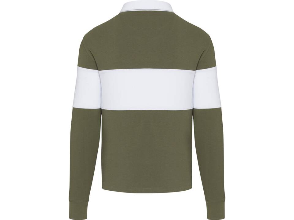 Clyde unisex GOTS organic rugby polo sweatshirt 25