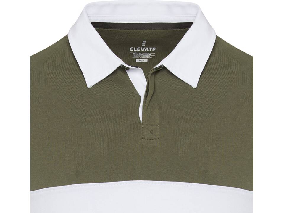 Clyde unisex GOTS organic rugby polo sweatshirt 23