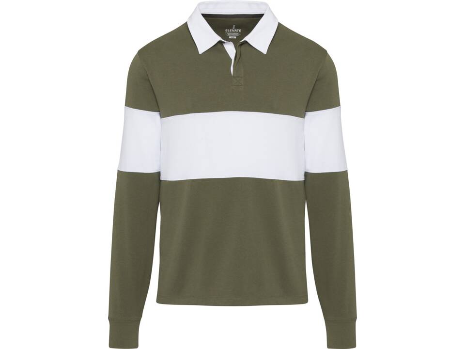 Clyde unisex GOTS organic rugby polo sweatshirt 24