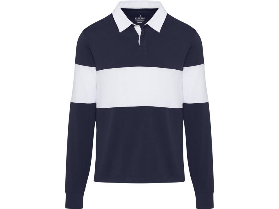 Clyde unisex GOTS organic rugby polo sweatshirt 29