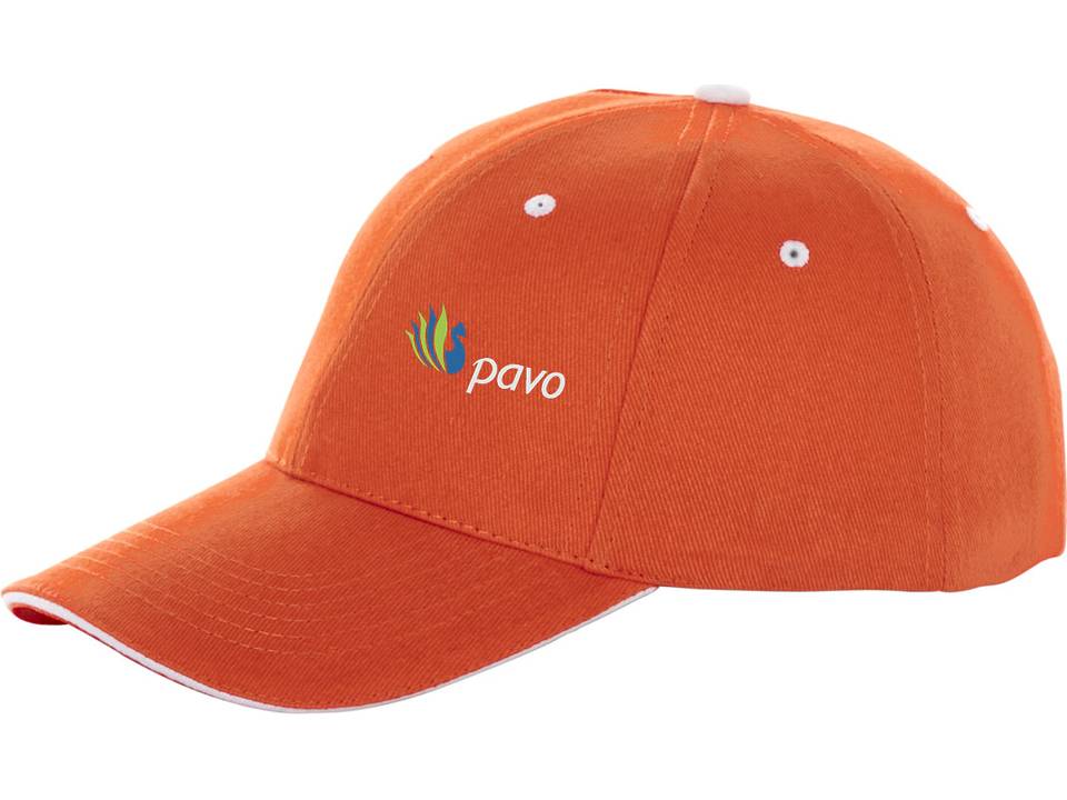 Brent 6 panel sandwich cap 12