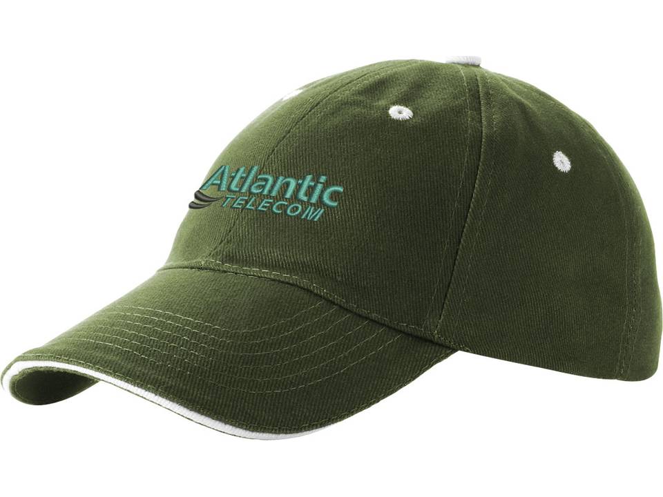 Brent 6 panel sandwich cap 5