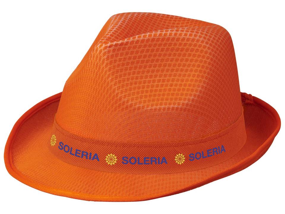 Trilby Hat - Orange 6
