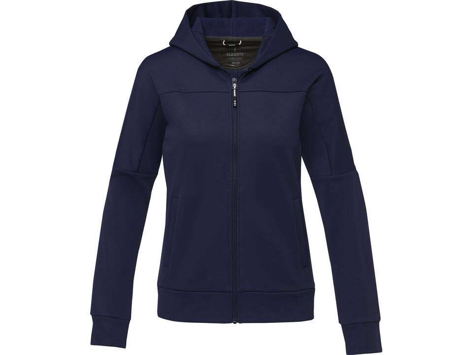 Nubia women's performance full zip knit jacket 2