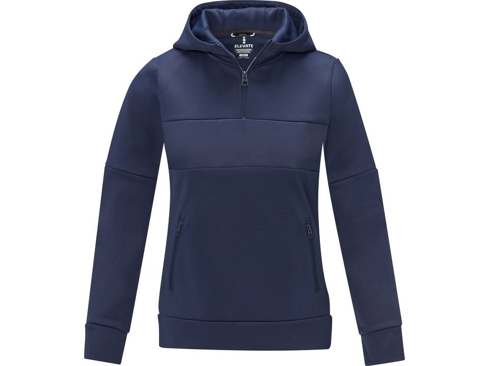 Sayan women's half zip anorak hooded sweater 4