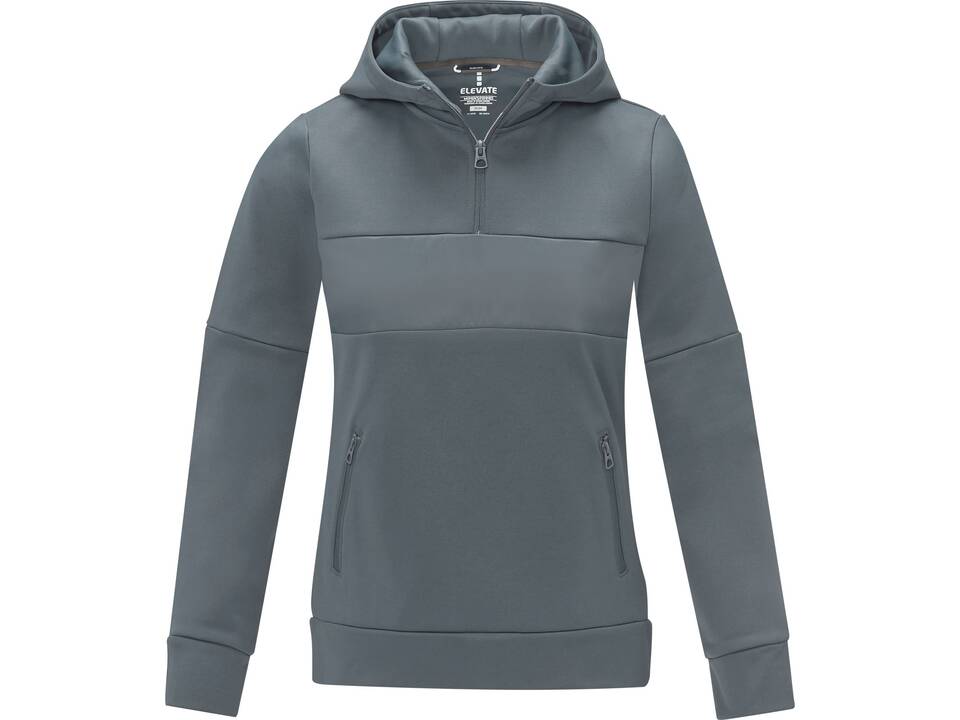 Sayan women's half zip anorak hooded sweater 7