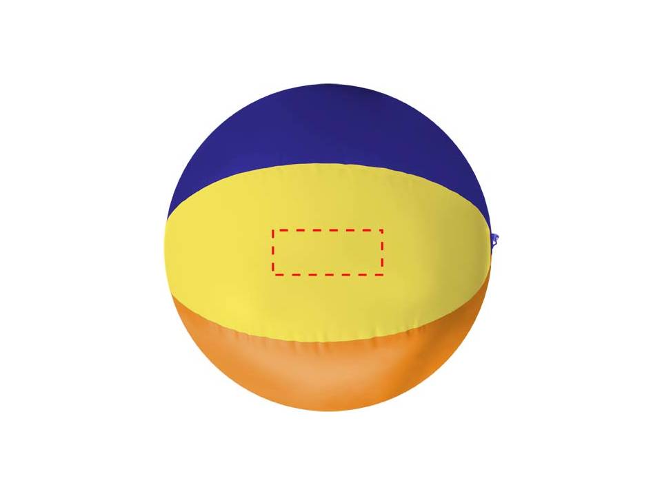 Rainbow solid beach ball 5