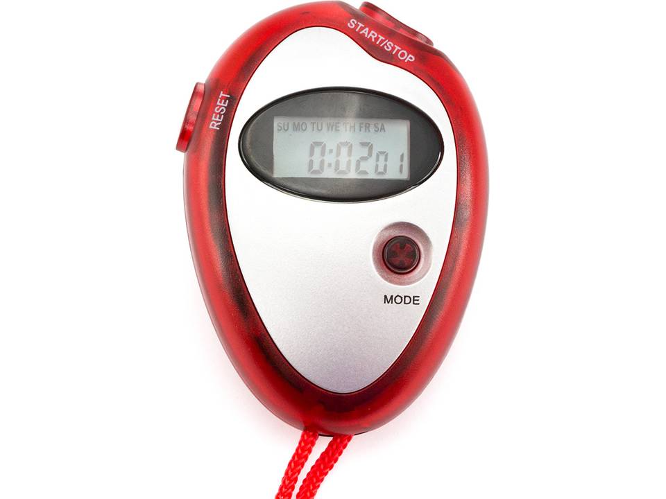 Stopwatch with chronometer, clock and alarm 6