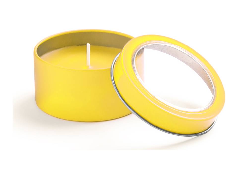 Aromatic Candle in an metallic jar 8