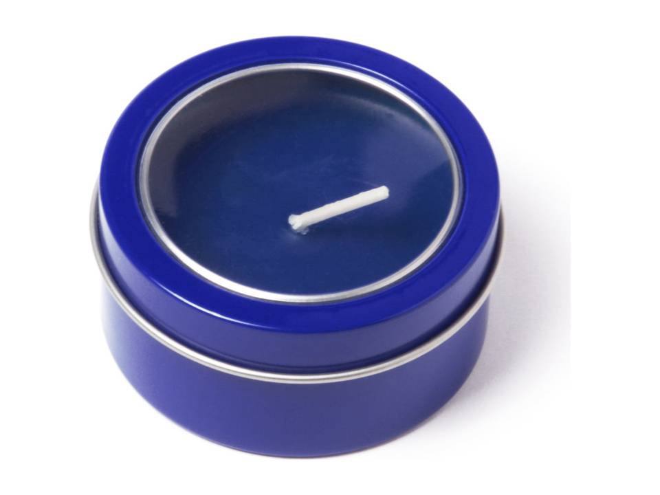 Aromatic Candle in an metallic jar 9