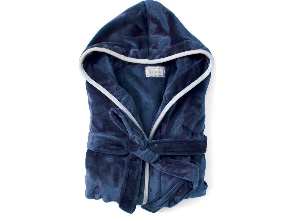 VINGA Louis luxury plush RPET robe 11