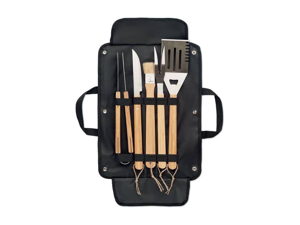 5-delig bbq-set in etui