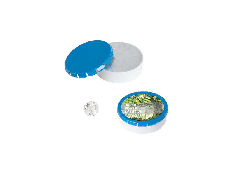Super round Click container with Sugarfree mints 5