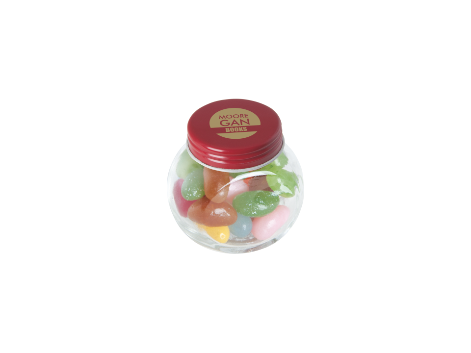 Mini candy jar filled with jelly beans 5