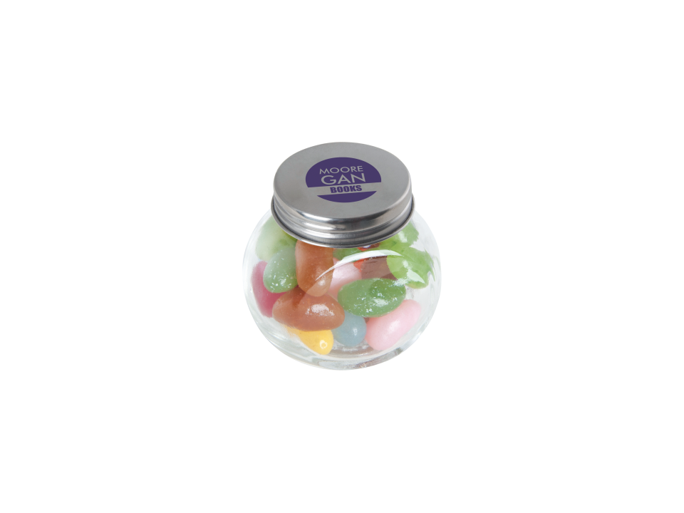 Mini candy jar filled with jelly beans 4