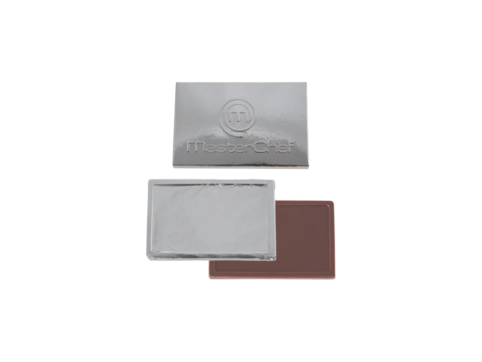 Credit card chocolate bar with embossing 4