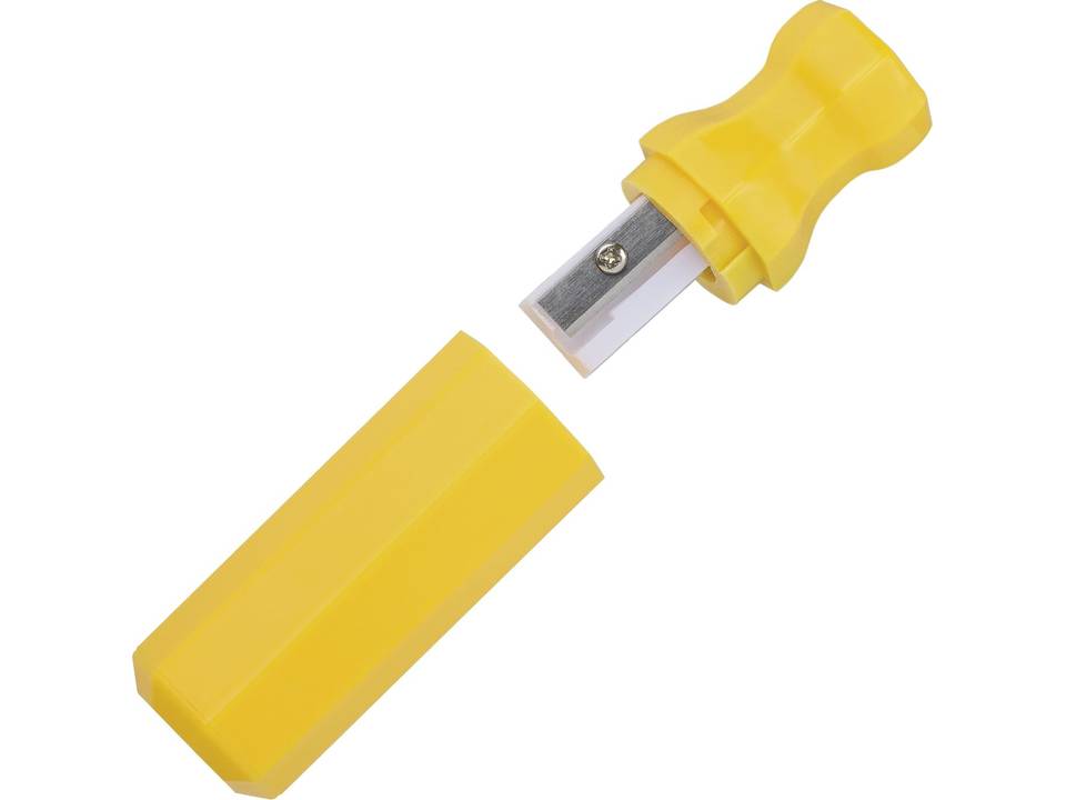 Pencil with eraser and sharpener in shape of screwdriver 15