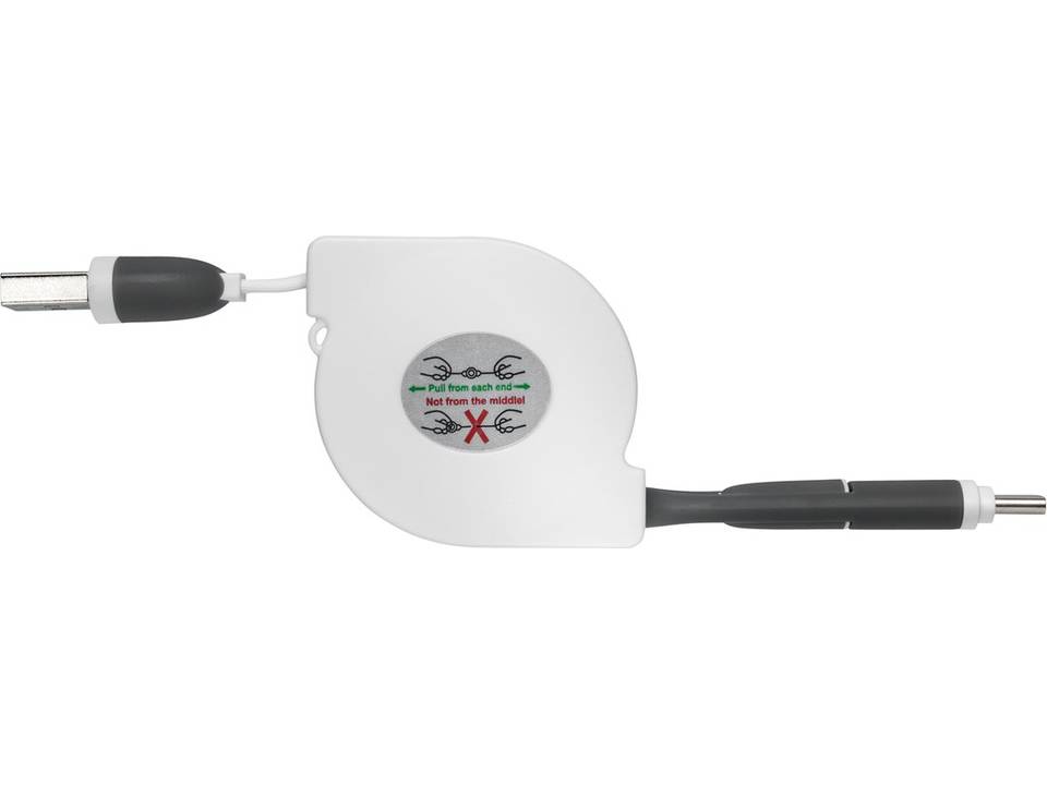 3 in 1 retractable charging cable 7