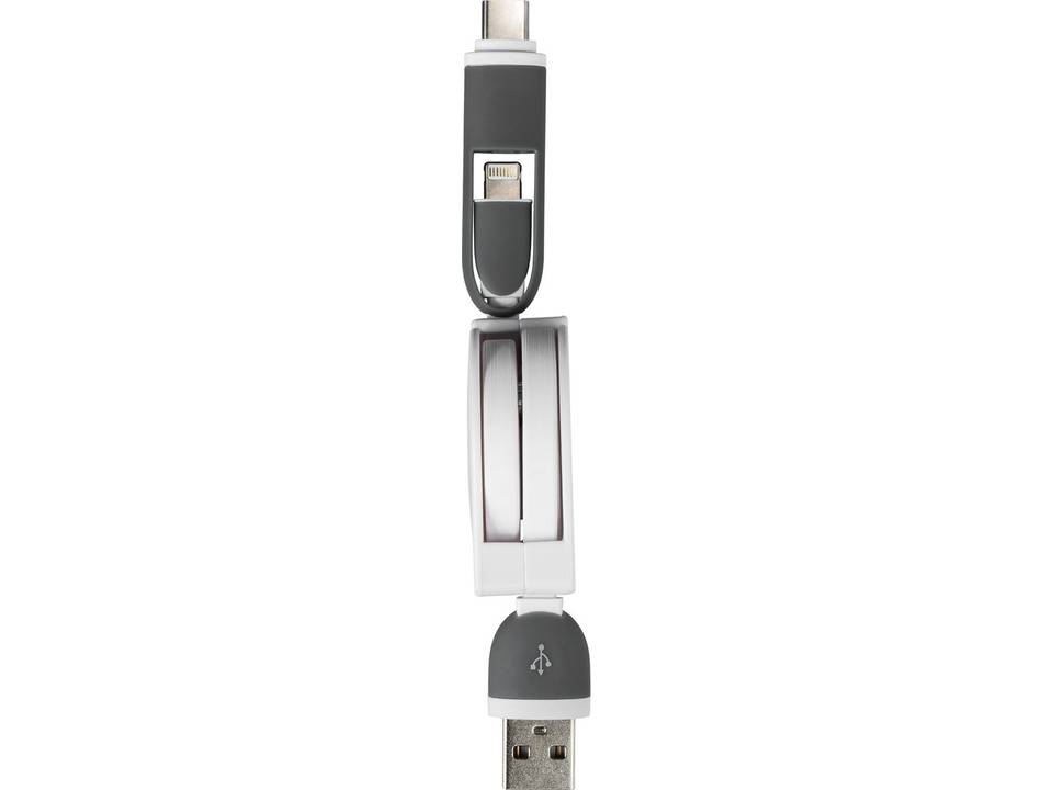 3 in 1 retractable charging cable 4