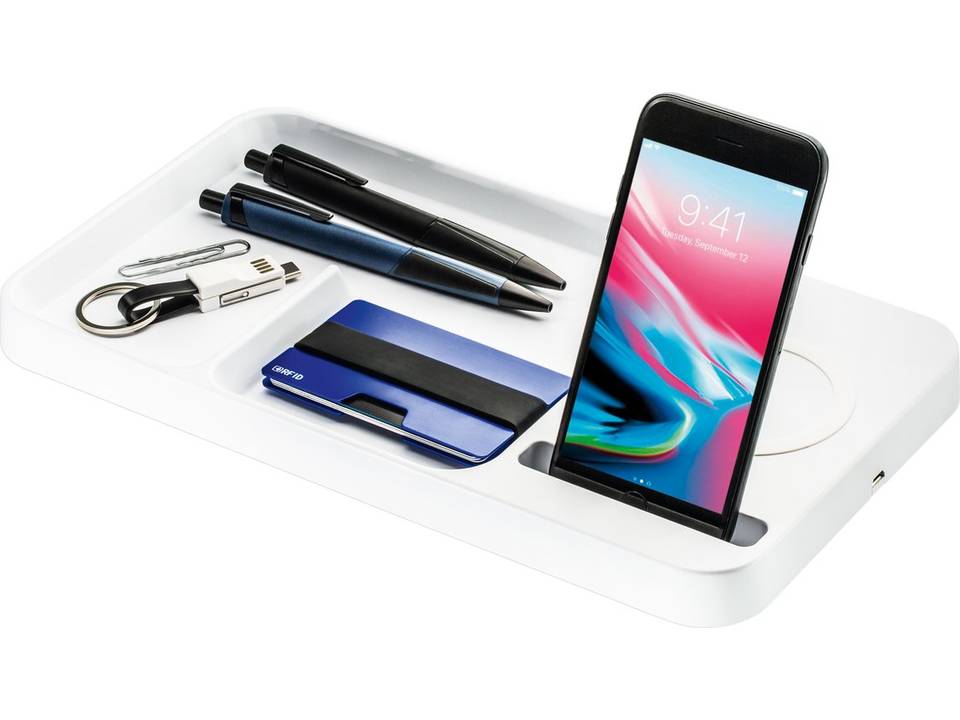 Desktop Organizer with wireless charger 7