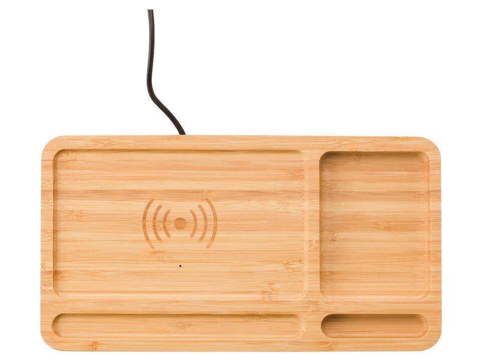 Bamboo desk organizer 1