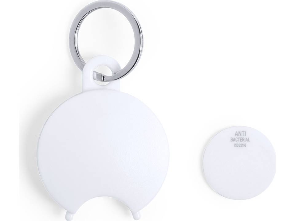 Antibacterial keyring with coin Portis 2