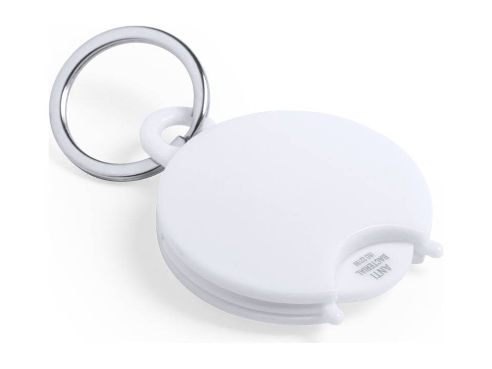 Antibacterial keyring with coin Portis 1