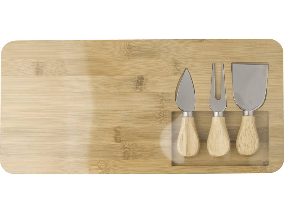 Bamboo cheese board 2
