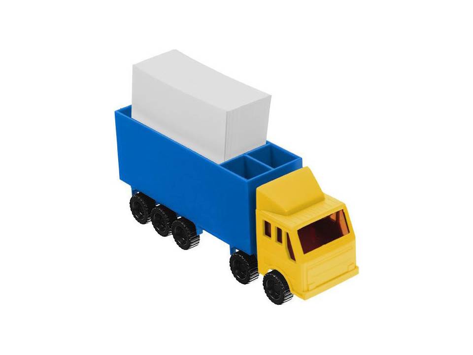 Truck-shaped notepad box 14