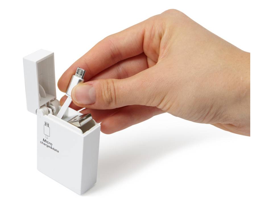 Retractable USB / micro USB cable 1