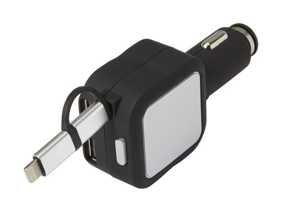 Plastic multifunctional car charger 1