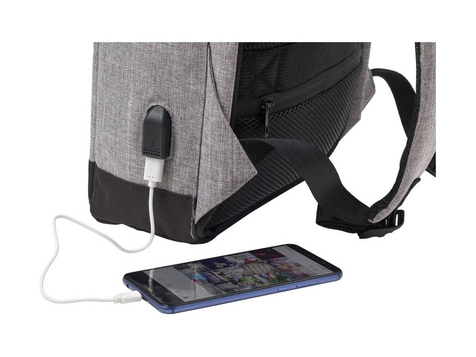 Polyester (600D) anti-theft backpack 7