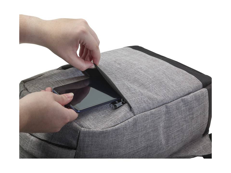 Polyester (600D) anti-theft backpack 8