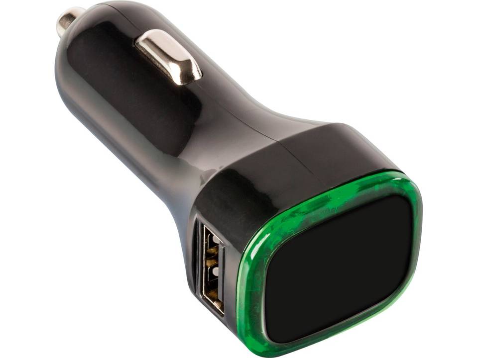 USB car charger adapter Black 3