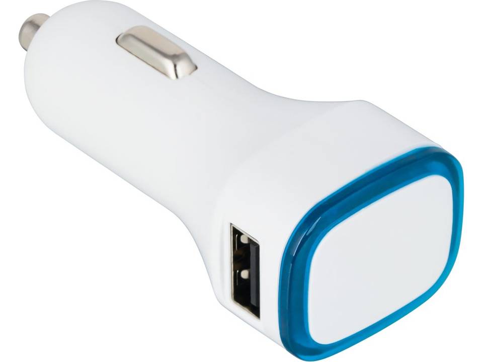 USB car charger adapter White 9