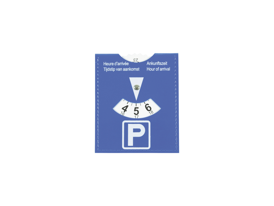 PU leather parking disc 1