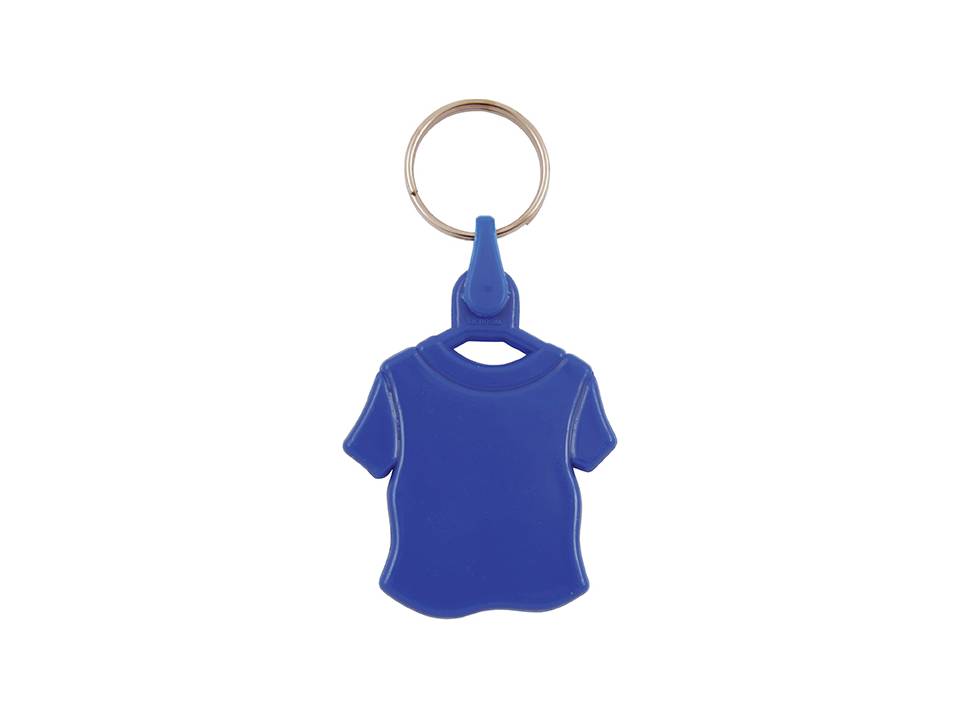 Plastic key-ring T-shirt 1