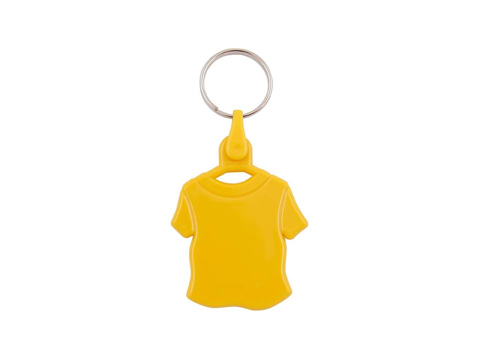 Plastic key-ring T-shirt 3