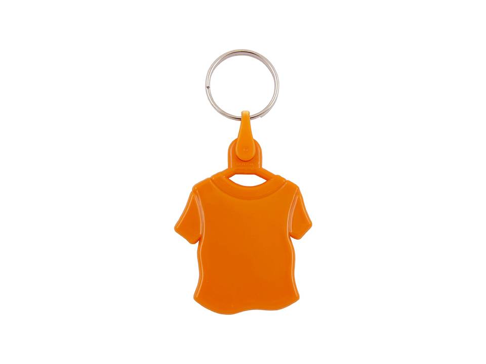 Plastic key-ring T-shirt 4