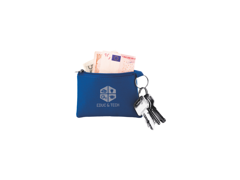 Key bag with zip 1