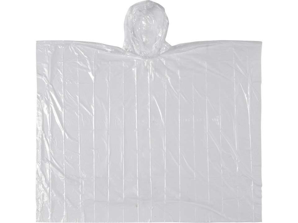 Bio-degradable PE poncho 2