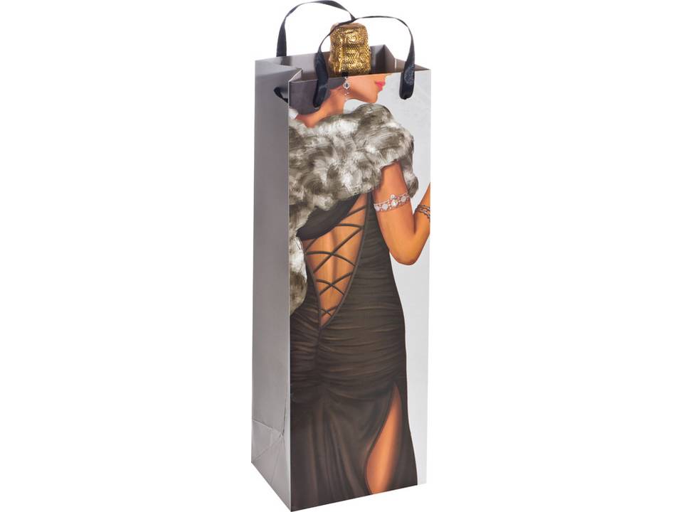 Gift bag for wine bottles 1